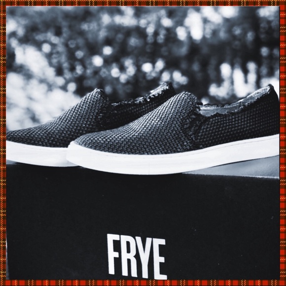 5⭐️rated 1 left💥NIB FRYE Woven Slip-On Sneaker - Picture 7 of 8